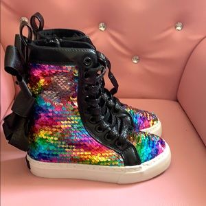 Worn one time JoJo Shoes Size 11